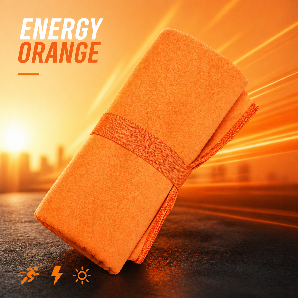 Microfiber Gym Sports Towel- Quick Dry and Super Absorbent