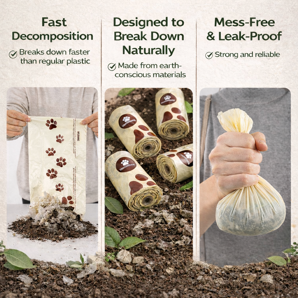 Biodegradable Leak Proof, Extra thick and Scented Dog Poo Bags (270 bags)