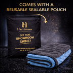 Large Extra Thick (1600 GSM) Microfiber Drying Towel for cars