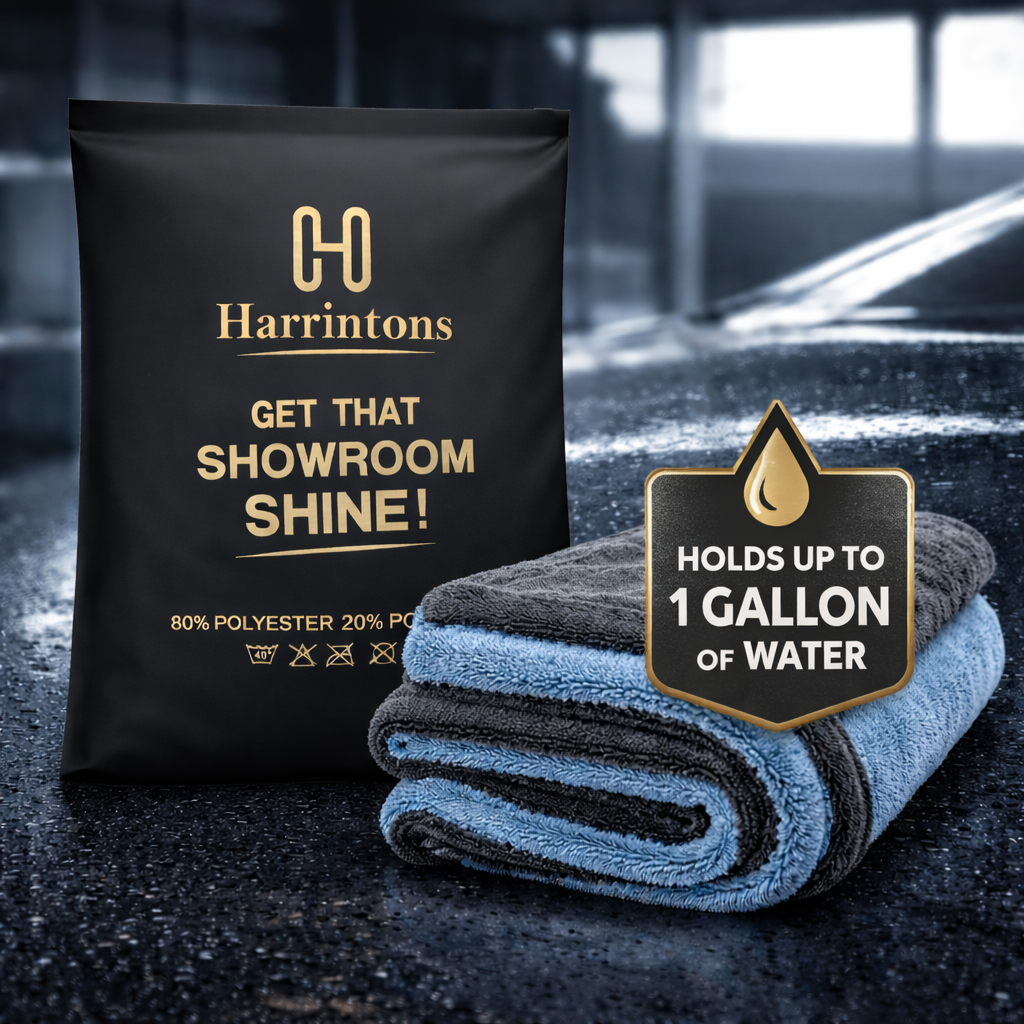 Large Extra Thick (1600 GSM) Microfiber Drying Towel for cars